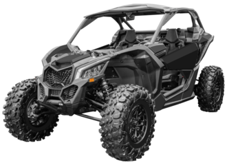 Front view gray utility task vehicle