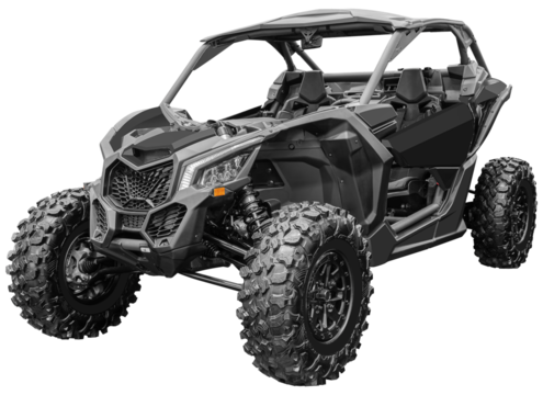 Front view gray utility task vehicle