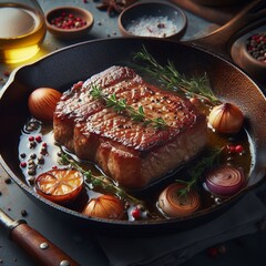 Pan Searing Maillard reaction enha