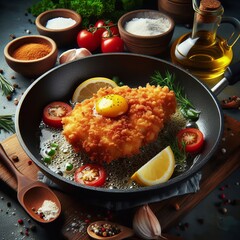 Pan Frying a crispy e