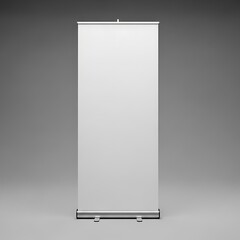 Blank roll-up banner