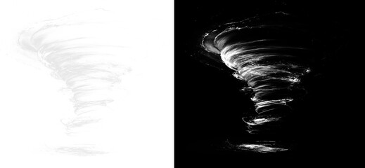 PNG radiant wind vortex with twisting light and power
