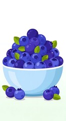 Blueberries in a bowl
