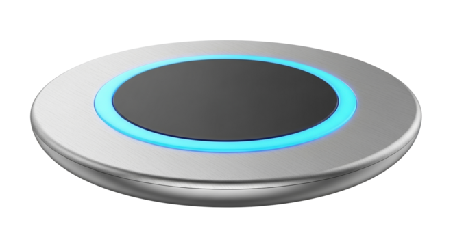 Wireless charger circular design technology mobile device