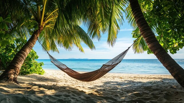 Tropical beach hammock