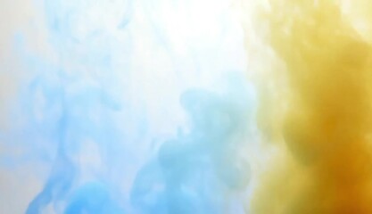 Creative beautiful and colorful visual effect abstract rainbow gas smoke waves