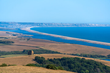 Chesil Beach, Weymouth and Portland on the Jurassic Coast, Dorset, England