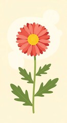 Vibrant flower illustration