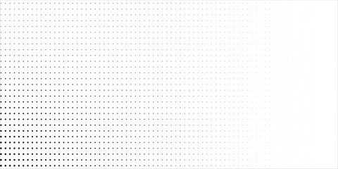 Halftone gradient. Dotted gradient, smooth dots spraying and halftones dot background seamless horizontal geometric pattern vector template set modern circle background modern art