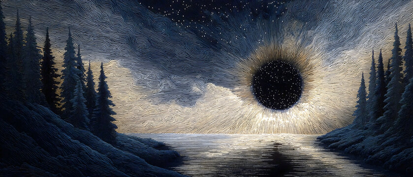 Greek Myth・Erebus' Shadow Weaving | Dark Matter Tapestry, Nyx's Starlight Through Rips, Moirai's Spindles, Hecatoncheires Shadow