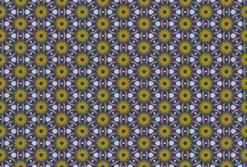 Seamless Fabric Interior Endless Cloth Perspective Shape Tile Symmetric Graphic Luxury Visual Fashion Design Texture Art Background Wallpaper Template Geometric Textile Digital Decoration Pattern.