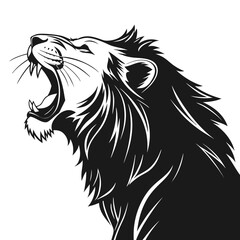 lion head vector illustration