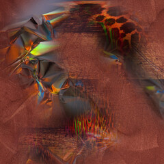 Colorful fashion print leopard designs.Fabric fashion pattern.Wave textile print design,illustration.Fractal colorful pattern.Print pattern illustration.New season fabric print.Textile fashion pattern