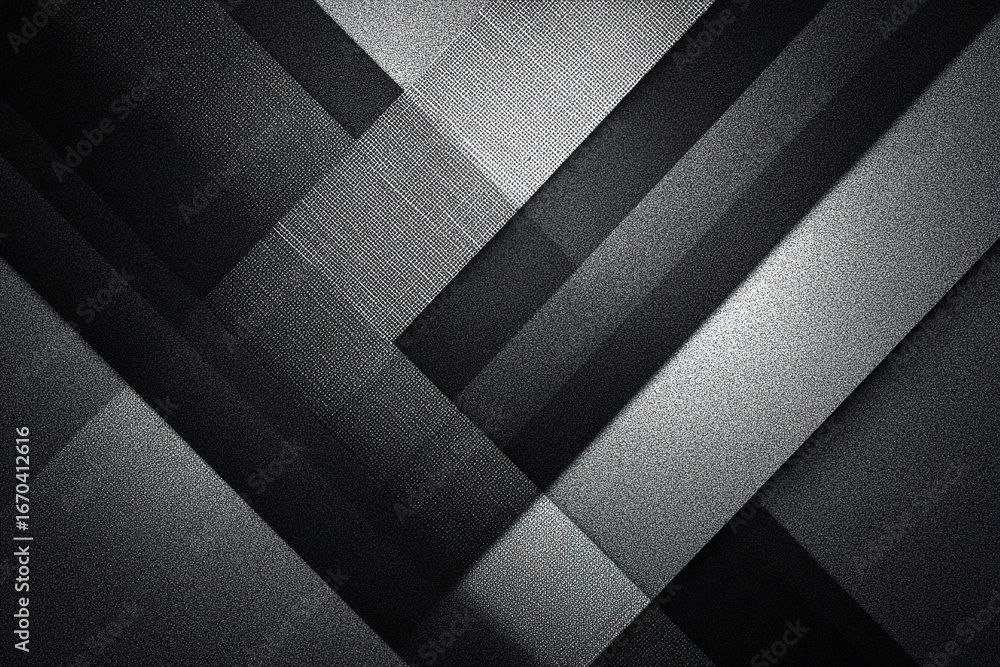 Poster abstract black and gray geometric patterns create a modern artistic design suitable for backgrounds 