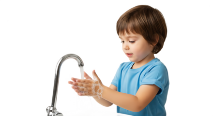 Little Kid Washing Hands
