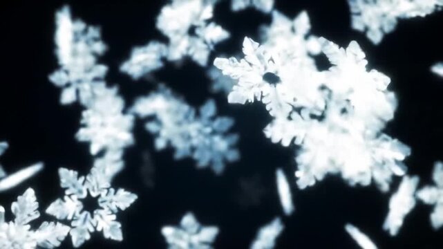 snow covered branches