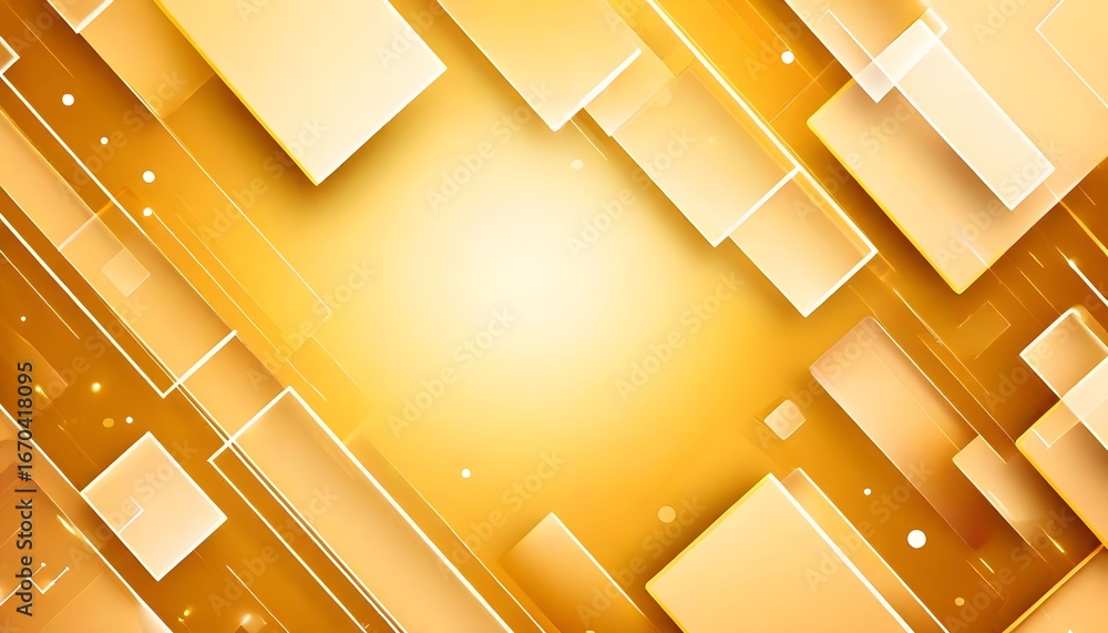 Poster abstract geometric design with overlapping golden rectangles.