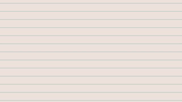 Looping background of a notepad paper texture with lines (landscape)