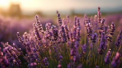 Obraz premium field of lavender. Selective focus.
