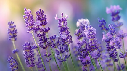 field of lavender. Selective focus.