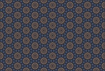 Seamless Interior Digital Endless Perspective Textile Fabric Wallpaper Design Shape Texture Art Background Tile Luxury Symmetric Template Graphic Visual Decoration Cloth Geometric Fashion Pattern.