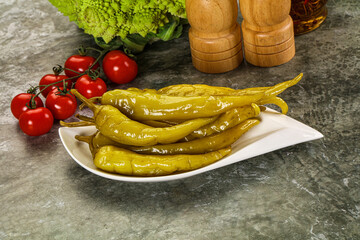 Canned marinated jalapeno pepper