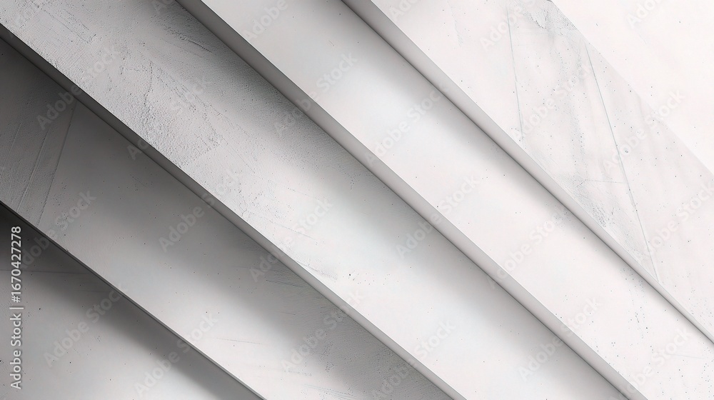 Poster abstract white background with diagonal lines and shadows, creating an elegant design for product pa