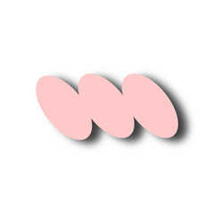 red hearts on white background