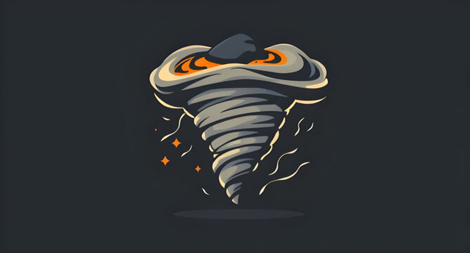 storm vector art, cyclone silhouette, rotating wind icon, natural disaster icon, weather hazard icon, storm warning icon, cyclone swirl vector, cyclone logo design, stormy wind icon, climate change ic