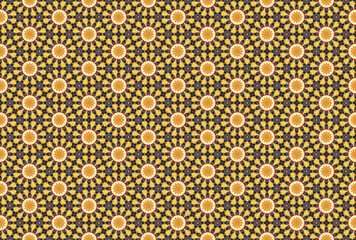 Seamless Decoration Cloth Geometric Wallpaper Background Fashion Fabric Visual Digital Symmetric Textile Shape Art Endless Design Perspective Template Luxury Texture Graphic Tile Interior Pattern.