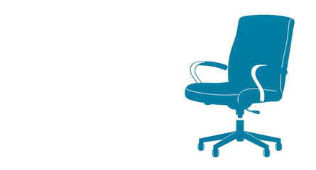 executive chair vector, task chair illustration, modern office chair, computer chair icon, office seat vector, comfortable chair icon, adjustable chair vector, office chair silhouette, office chair fl