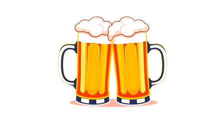mug of beer cartoon icon, beer mug vector, cartoon beer glass, frothy beer icon, pint glass illustration, ale mug cartoon, cold beer icon, foam beer vector, brewery icon, drink illustration, bar icon,