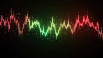 business digital stock market trading chart background 
