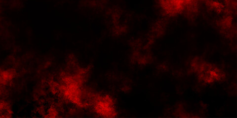Splash brush red watercolor isolated on black background, old wall texture cement dark red abstract, red smoke on black background, elements for vibrant designs.