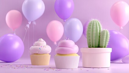 Neo-Pastel Dreamscape A Future of Sweetness