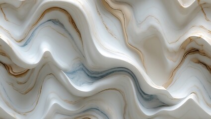 Fototapeta premium Abstract flowing wavy lines of natural stone texture with earthy tones and subtle color variations