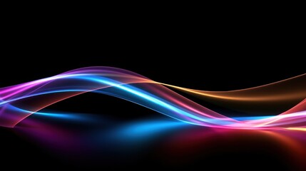 Naklejka premium Line light backgrounds technology.