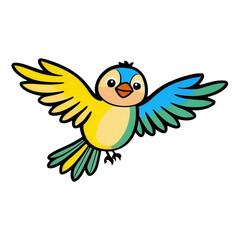 PNG illustration of a bird