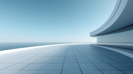 Obraz premium Minimalist White Architecture