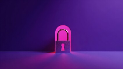 3D lock in vibrant colors