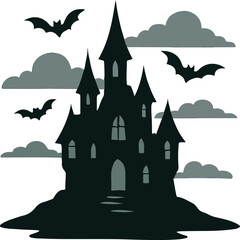 castle in the night halloween vector © Fatema Akter