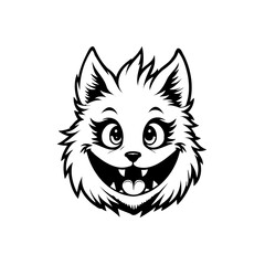 Whimsical creature with exaggerated features showcasing an engaging and playful illustration in