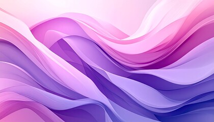 Obraz premium Abstract Purple Pink Waves Flow.