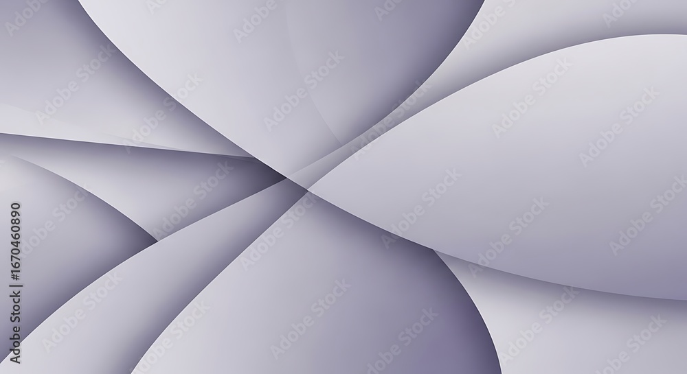 Poster fluid abstract background featuring subtle violet and grey layered curves