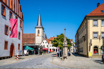 Altstadt, Hassfurt, Haßfurt, Bayern, Deutschland 