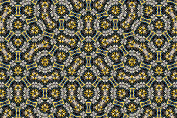 Seamless Perspective Template Background Art Luxury Tile Texture Cloth Fabric Geometric Graphic Digital Symmetric Endless Design Wallpaper Fashion Interior Visual Textile Decoration Shape Pattern.