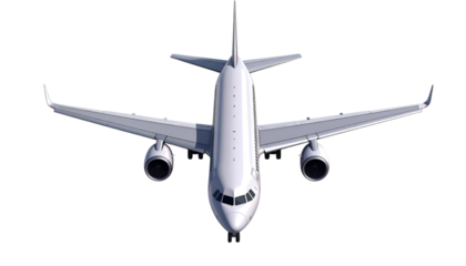  Soaring Above: A pristine airliner, captured in a high-angle, offering a sleek display of modern air travel.