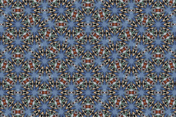 Seamless Geometric Cloth Background Fashion Wallpaper Symmetric Design Shape Perspective Interior Texture Tile Endless Decoration Template Fabric Digital Art Graphic Visual Luxury Textile Pattern.