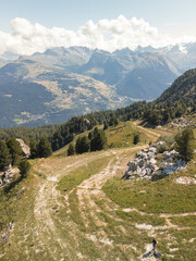 le deux tetes, les arcs, bourg saint maurice, savoie, french alps, france