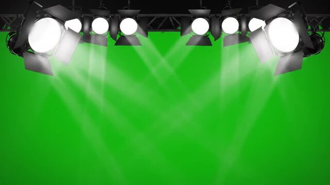 spotlight on stage